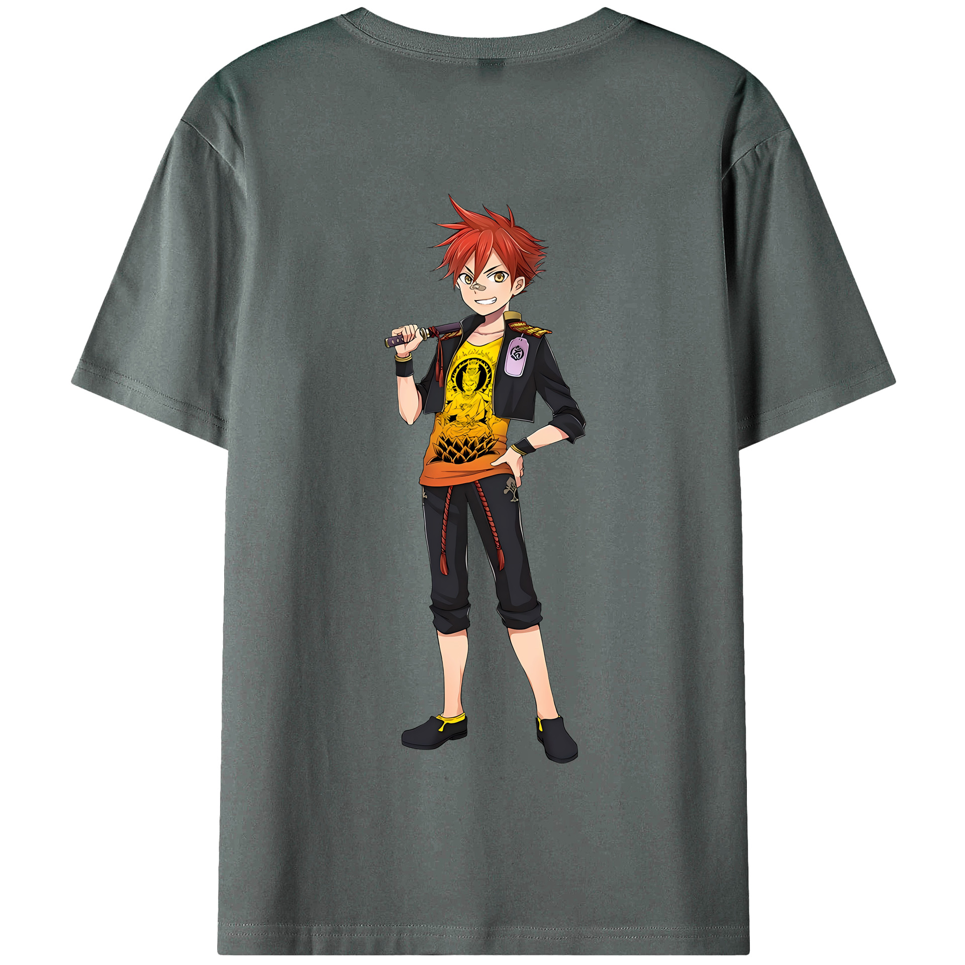（画像用） 刀剣乱舞 Touken Ranbu 綿100％半袖Tシャツ（背面プリント）